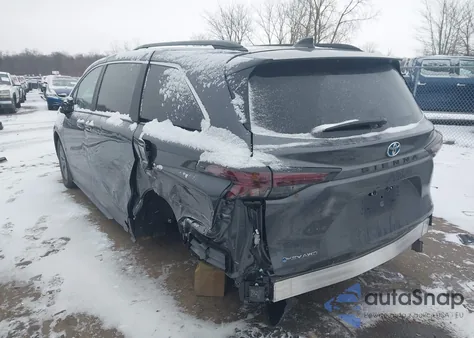 2025 Toyota Sienna Le from USA, damaged, VIN 5TDKSKFC4SS212321